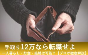 手取り12万