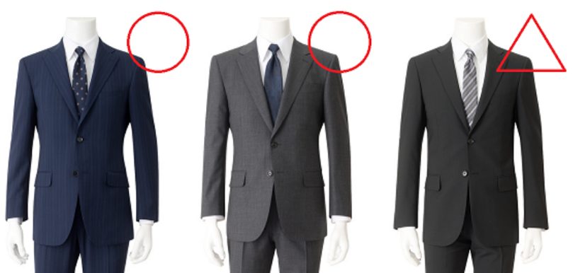 面接にふさわしい男性のスーツ