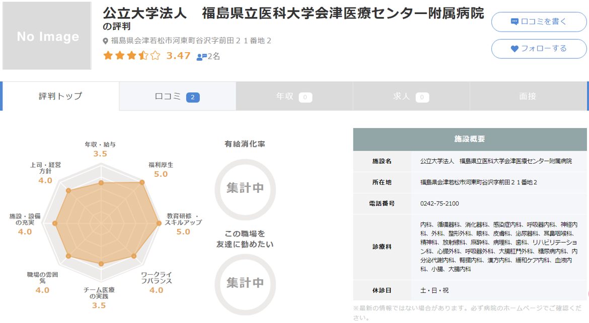 福島県立医科大学会津医療センター附属病院