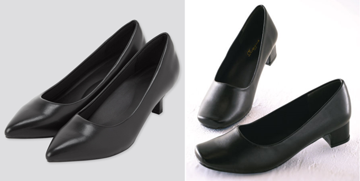 介護面接にふさわしいパンプスの画像