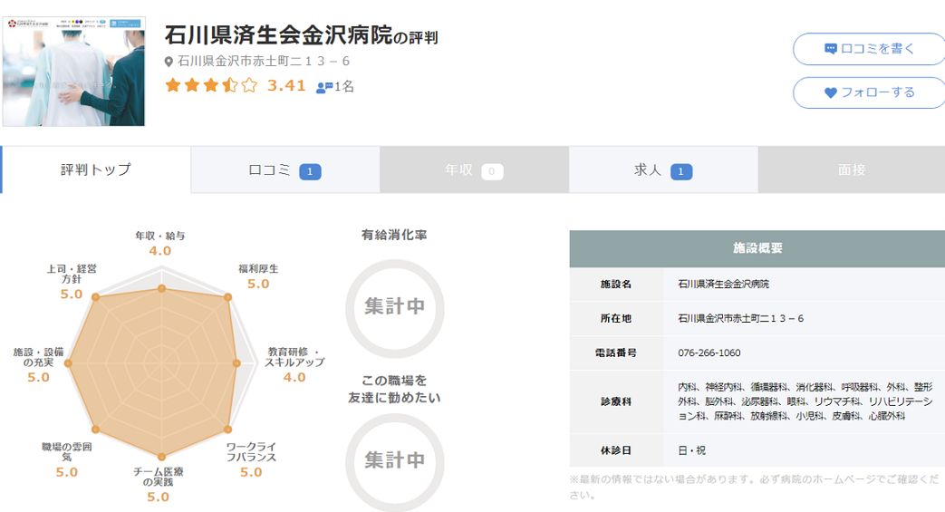 石川県済生会金沢病院
