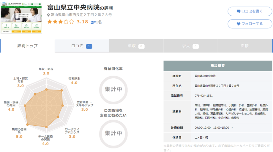 富山県立中央病院