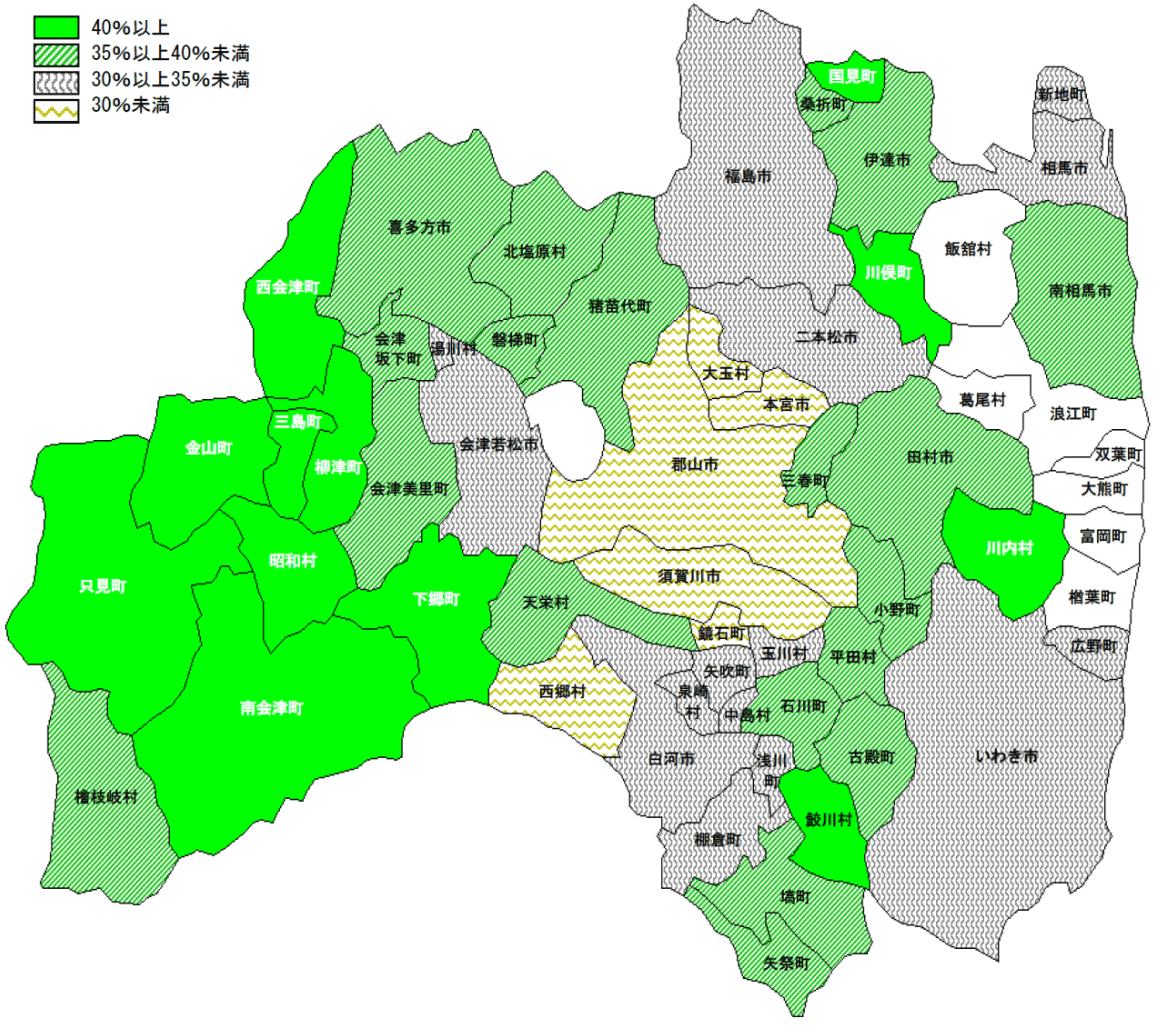福島県高齢者の割合