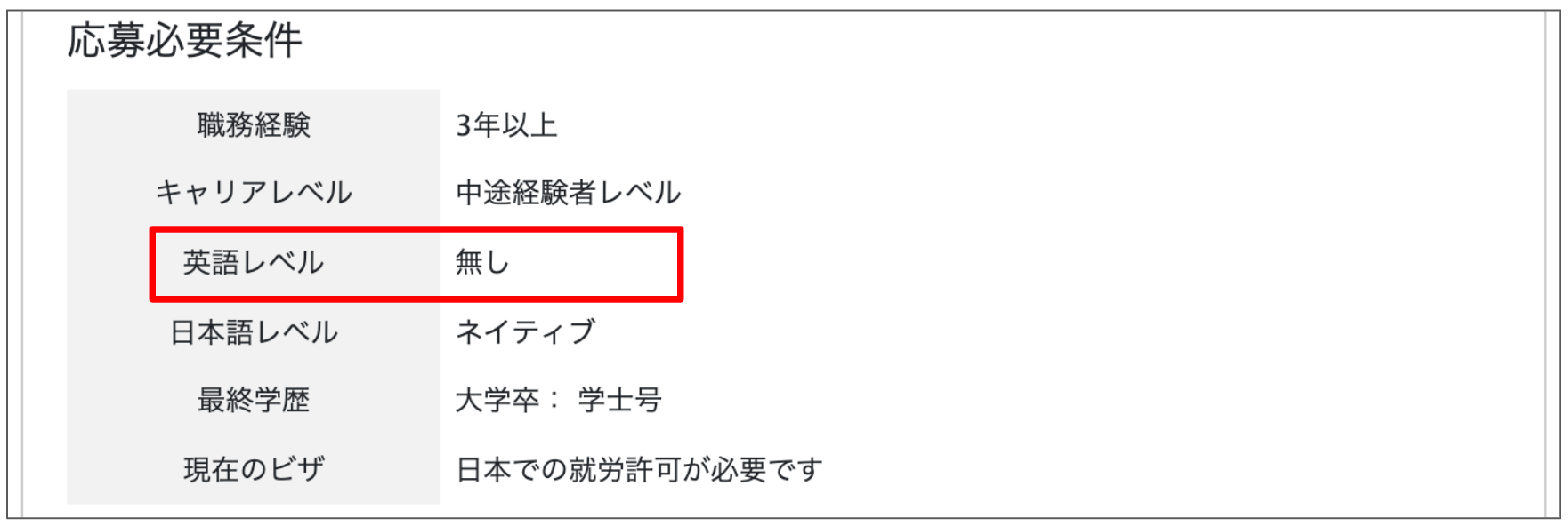 英語使わない外資系求人