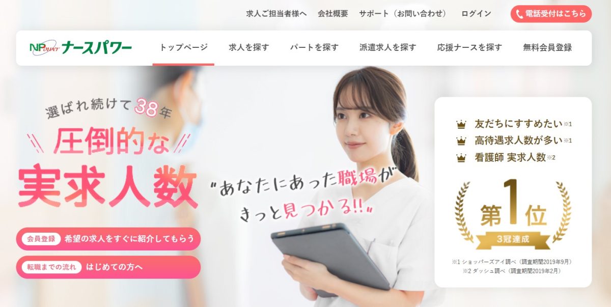 ナースパワーの見出し画像