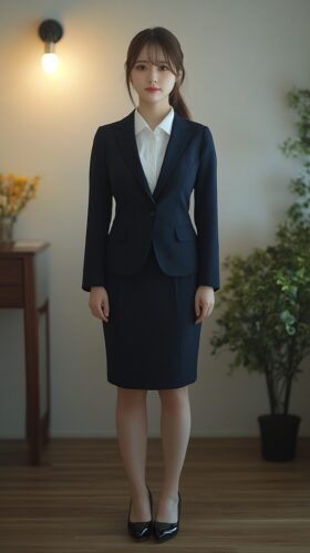 20代看護師の面接におすすめの落ち着いたスーツの服装